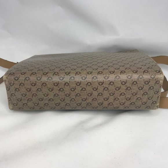 Flavi Vismano Firenze Tan Vintage Crossbody Purse - Picture 4 of 6